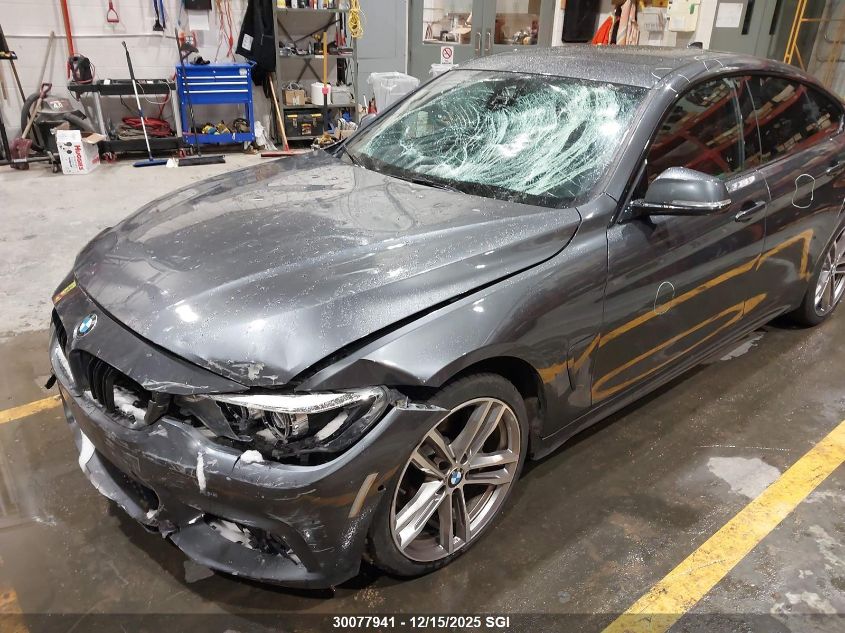 2019 BMW 430Xi Gran Coupe VIN: WBA4J3C59KBL09574 Lot: 30077941