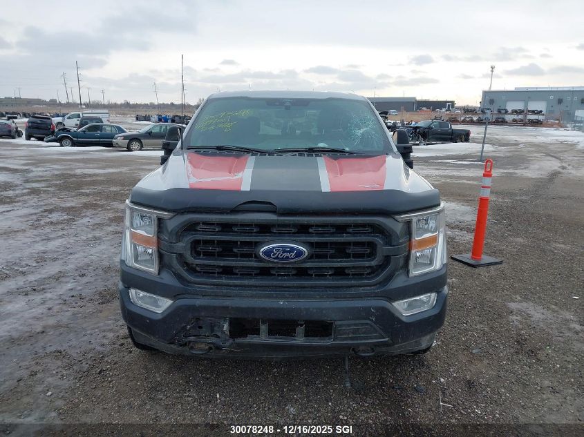 2021 Ford F150 Supercrew VIN: 1FTFW1E52MFB97081 Lot: 30078248