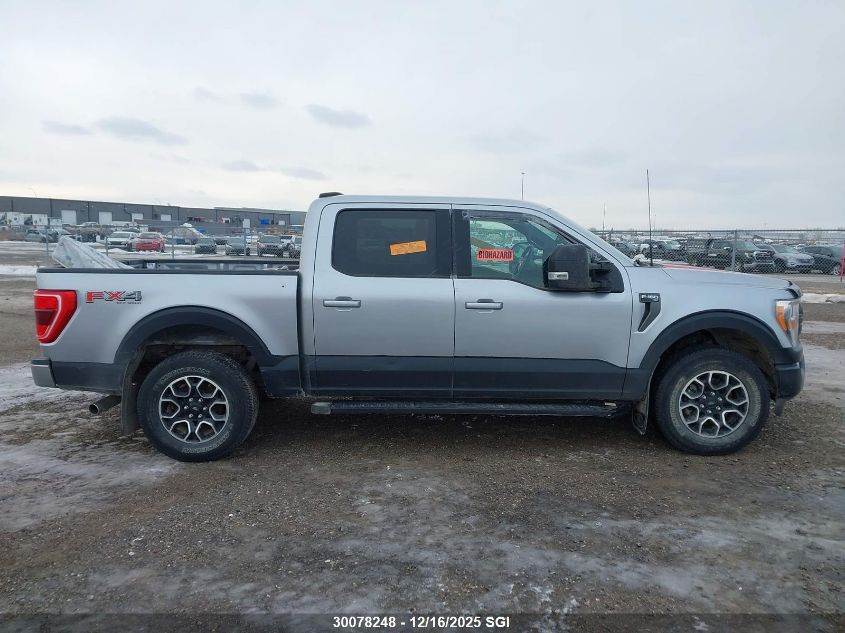 2021 Ford F150 Supercrew VIN: 1FTFW1E52MFB97081 Lot: 30078248