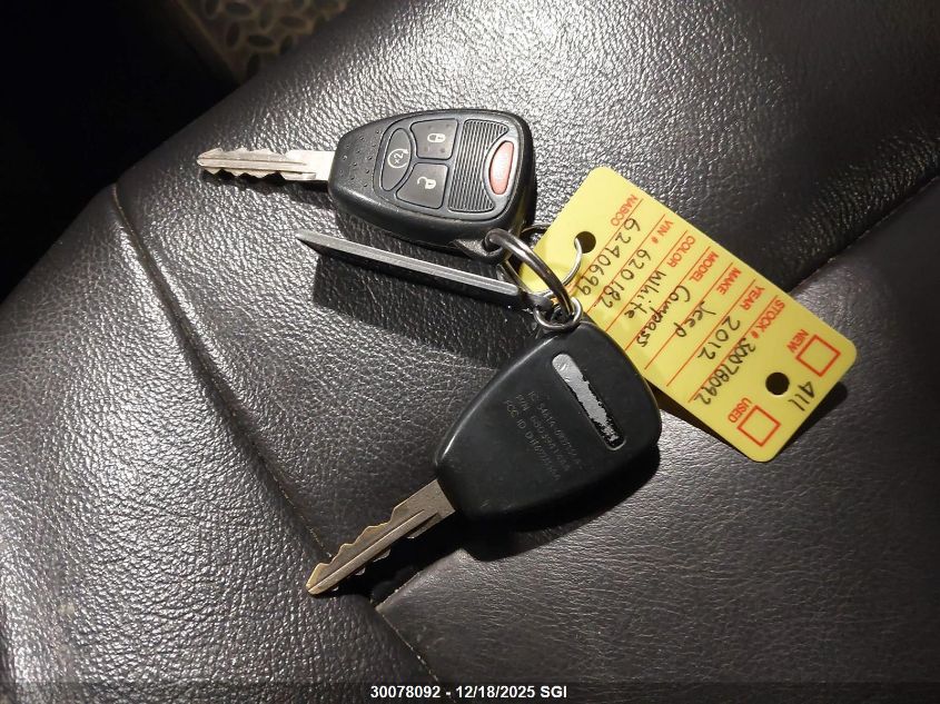 2012 Jeep Compass Limited VIN: 1C4NJDCB1CD620182 Lot: 30078092