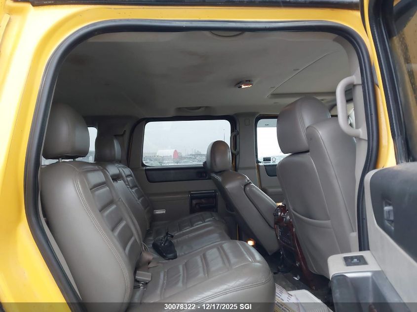 2003 Hummer H2 VIN: 5GRGN23U23H142204 Lot: 30078322