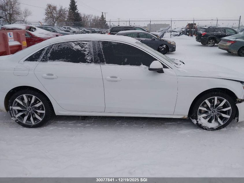 2021 Audi A4 Komfort 45 VIN: WAUAAAF48MA048618 Lot: 30077841