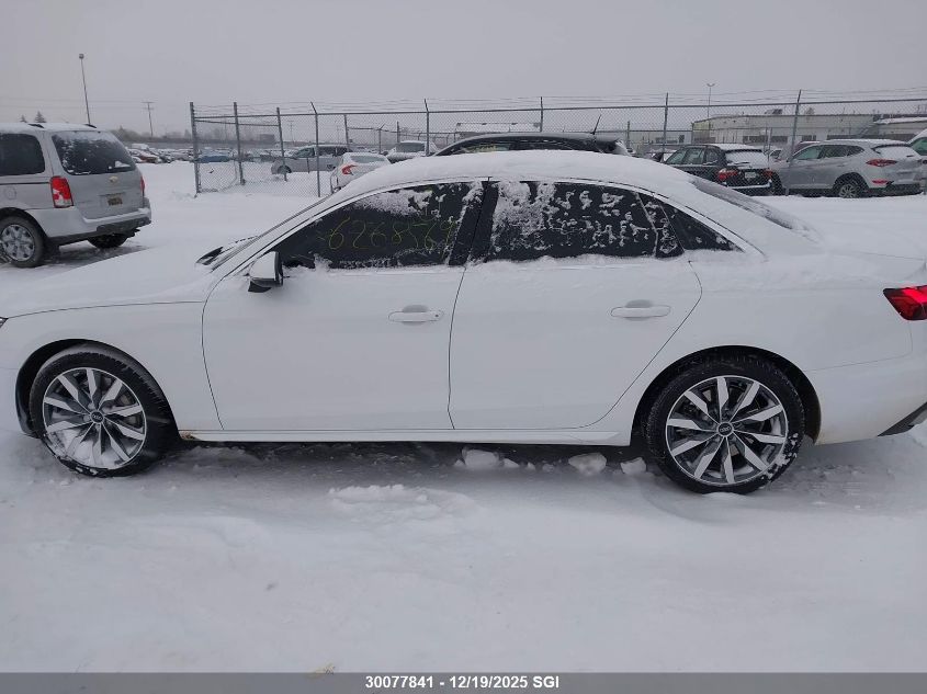 2021 Audi A4 Komfort 45 VIN: WAUAAAF48MA048618 Lot: 30077841