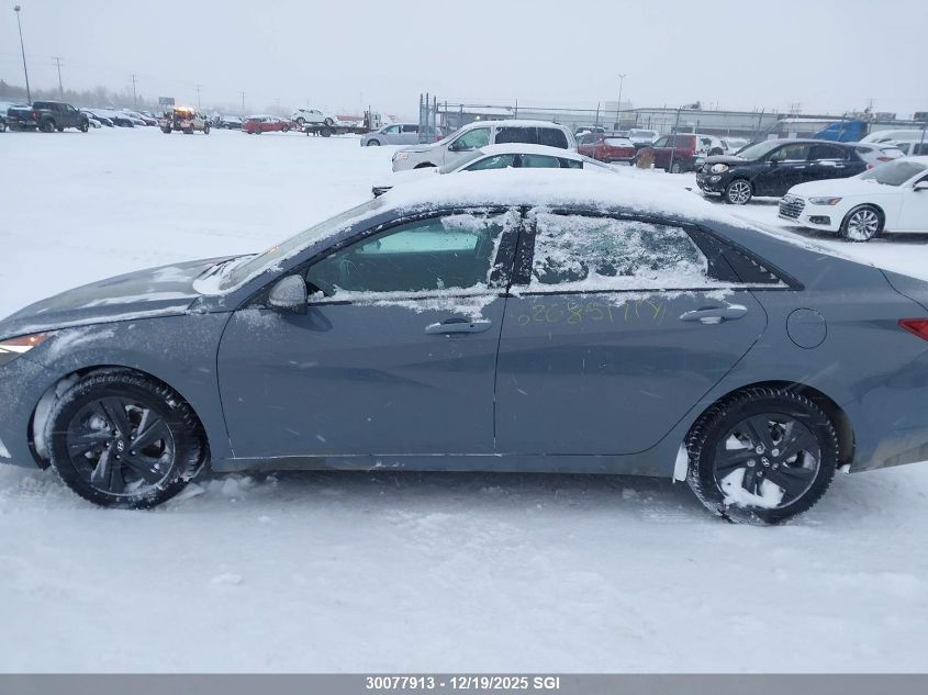 2021 Hyundai Elantra Sel VIN: KMHLM4AG9MU166449 Lot: 30077913