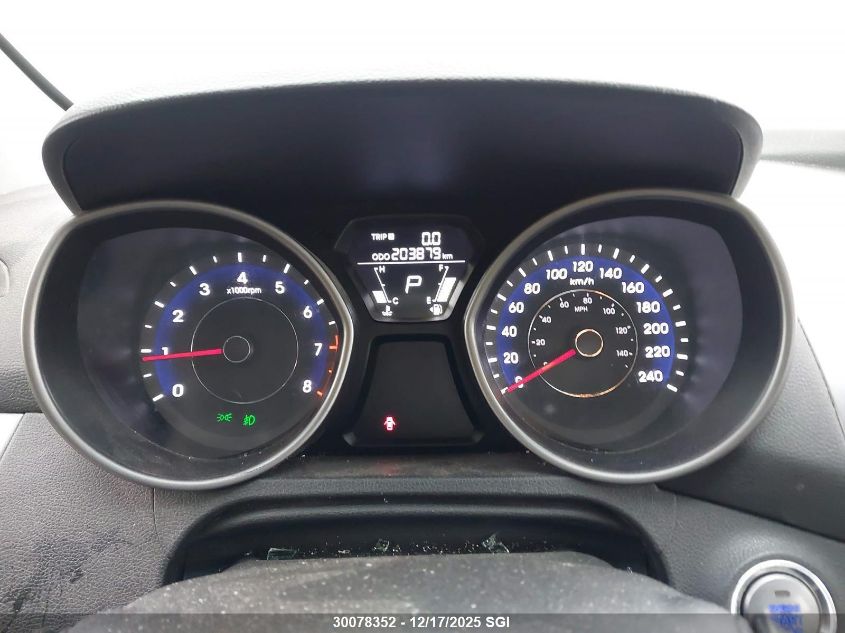 2013 Hyundai Elantra Gls/Limited VIN: 5NPDH4AE2DH326709 Lot: 30078352