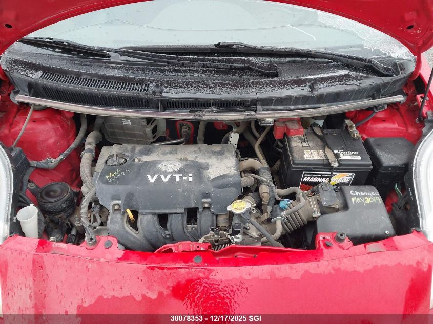 2009 Toyota Yaris VIN: JTDKT923995272381 Lot: 30078353