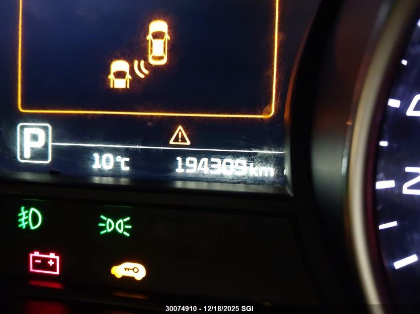 2015 Kia Sedona Sxl VIN: KNDME5C14F6074970 Lot: 30074910