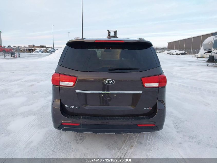 2015 Kia Sedona Sxl VIN: KNDME5C14F6074970 Lot: 30074910