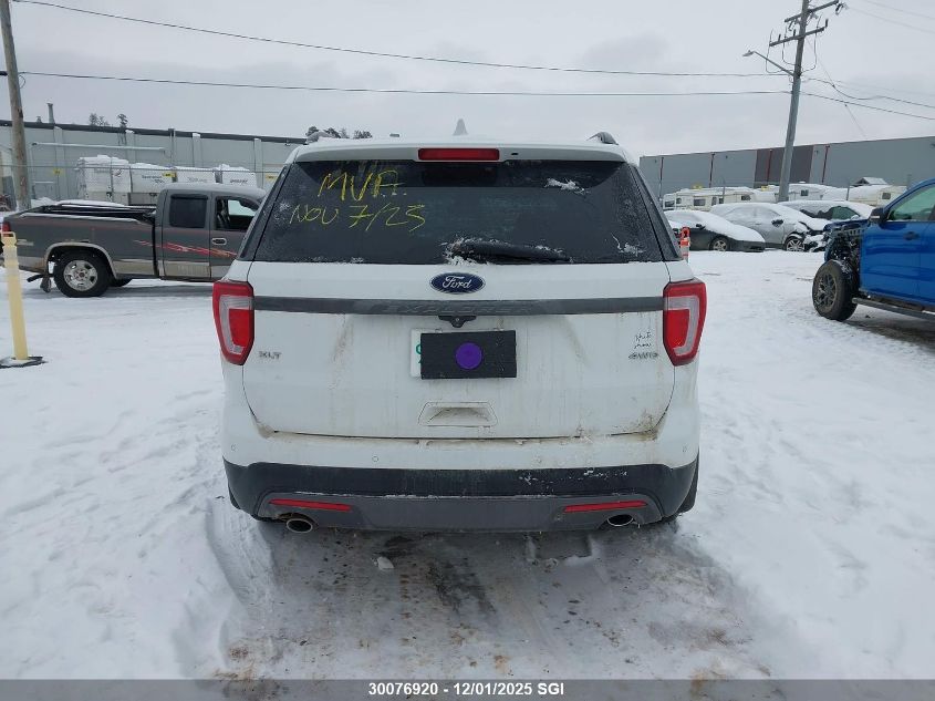 2017 Ford Explorer Xlt VIN: 1FM5K8D87HGB09133 Lot: 30076920