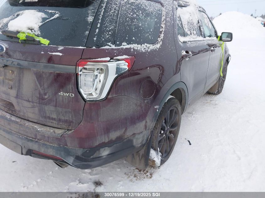 2019 Ford Explorer Xlt VIN: 1FM5K8D80KGA97995 Lot: 30076599