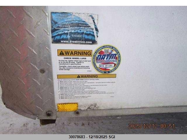 2016 Mirage Mirage Enclosed VIN: 5M3BE1627G1067501 Lot: 30078683