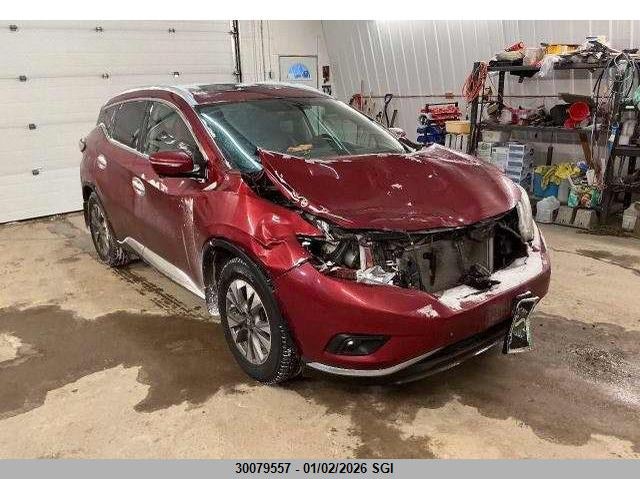 5N1AZ2MH7FN247674 2015 Nissan Murano S/Sl/Sv/Platinum auction photo 1