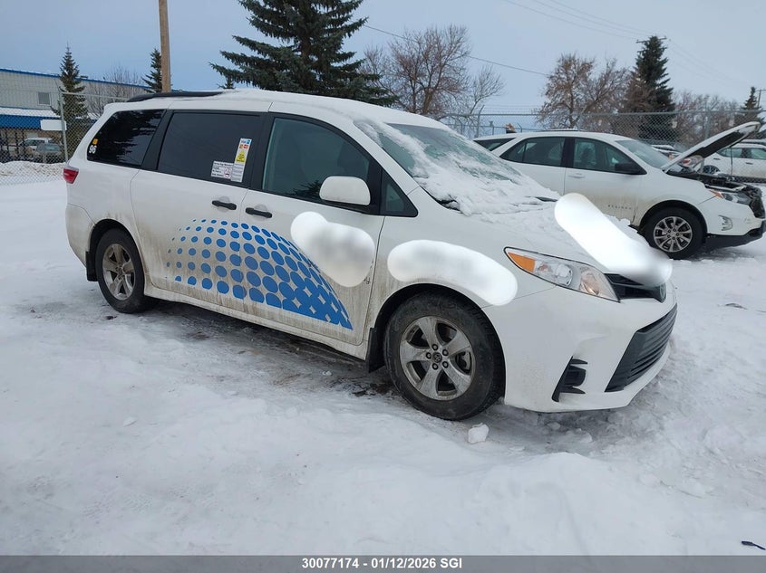 5TDZZ3DC5LS036352 2020 Toyota Sienna L auction photo 1