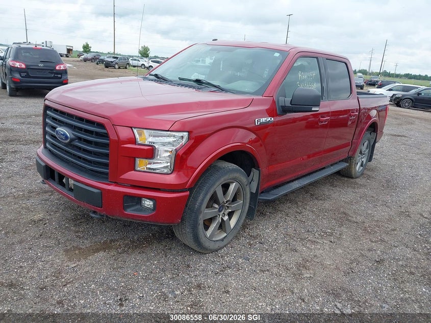 2016 Ford F-150, Правый бок, IAAI, VIN 1FTEW1EF2GFA25996 — фото 2