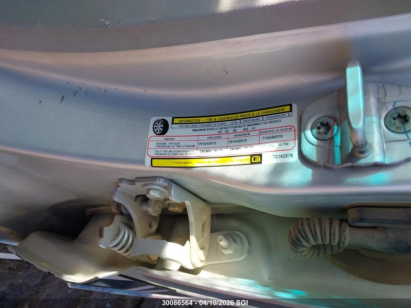 2007 Dodge Caliber R/T VIN: 1B3HE78K97D192378 Lot: 30086564