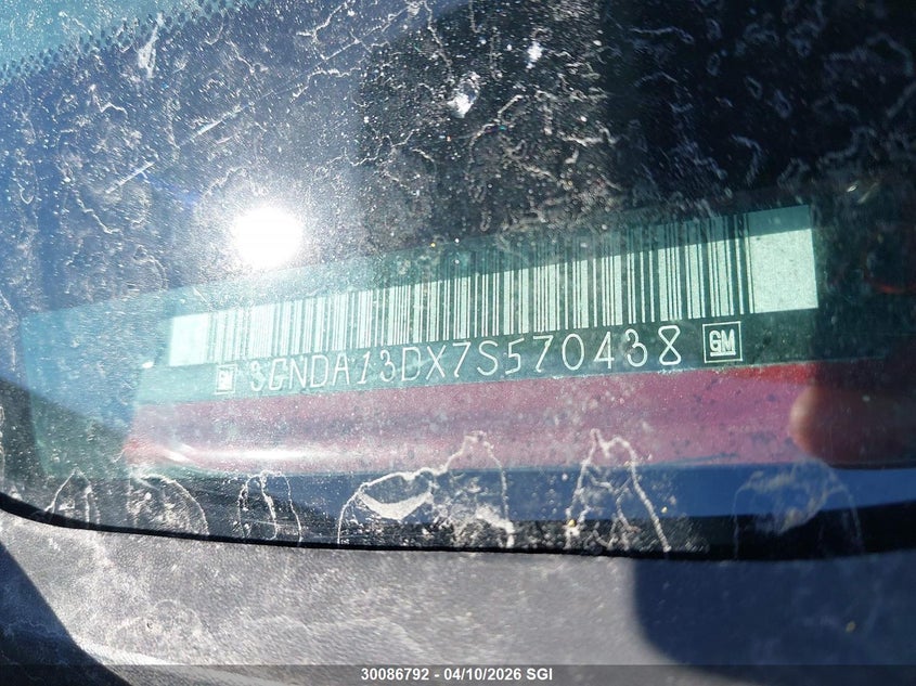 2007 Chevrolet Hhr Ls VIN: 3GNDA13DX7S570438 Lot: 30086792