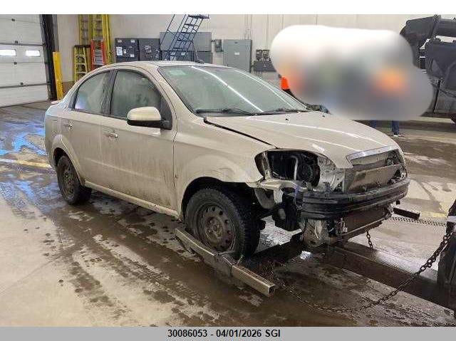 2009 CHEVROLET AVEO LT