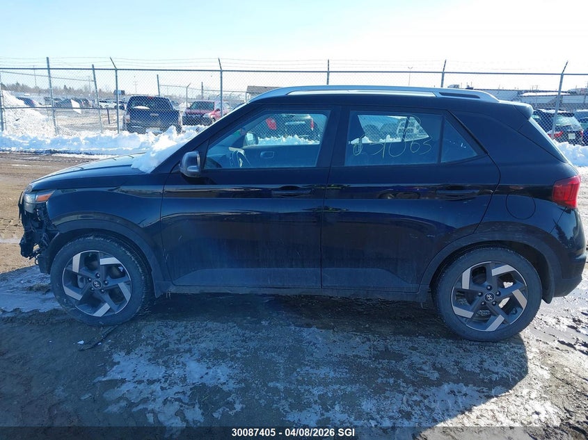 2021 Hyundai Venue Sel/Denim VIN: KMHRC8A36MU127190 Lot: 30087405