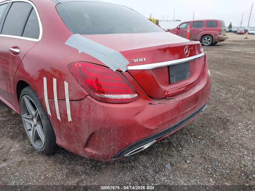 2016 Mercedes-Benz C 300 4Matic VIN: 55SWF4KB9GU114247 Lot: 30087679