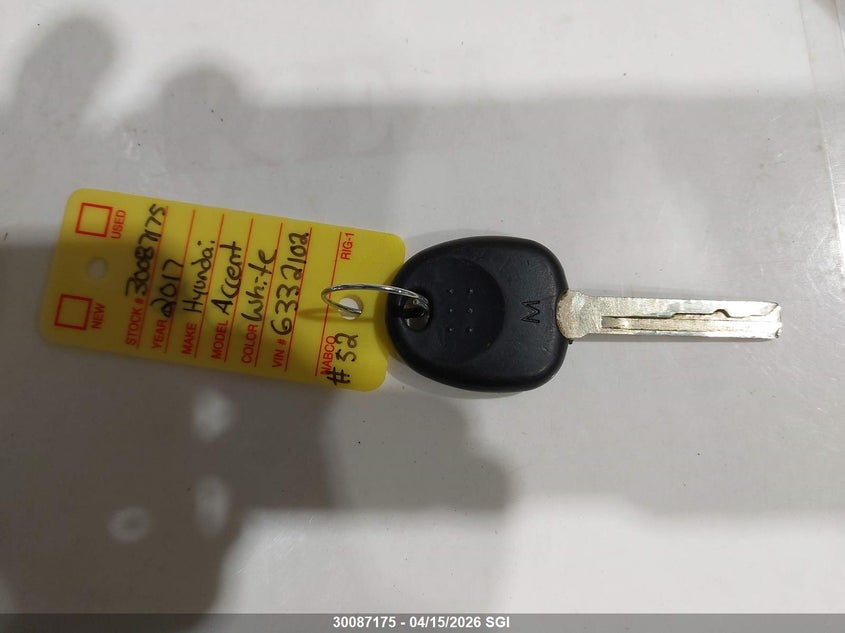 2017 Hyundai Accent Se VIN: KMHCT4AE6HU184205 Lot: 30087175