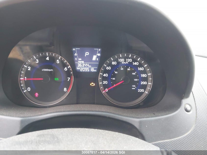 2014 Hyundai Accent Gls/Gs VIN: KMHCT5AE8EU171179 Lot: 30087817