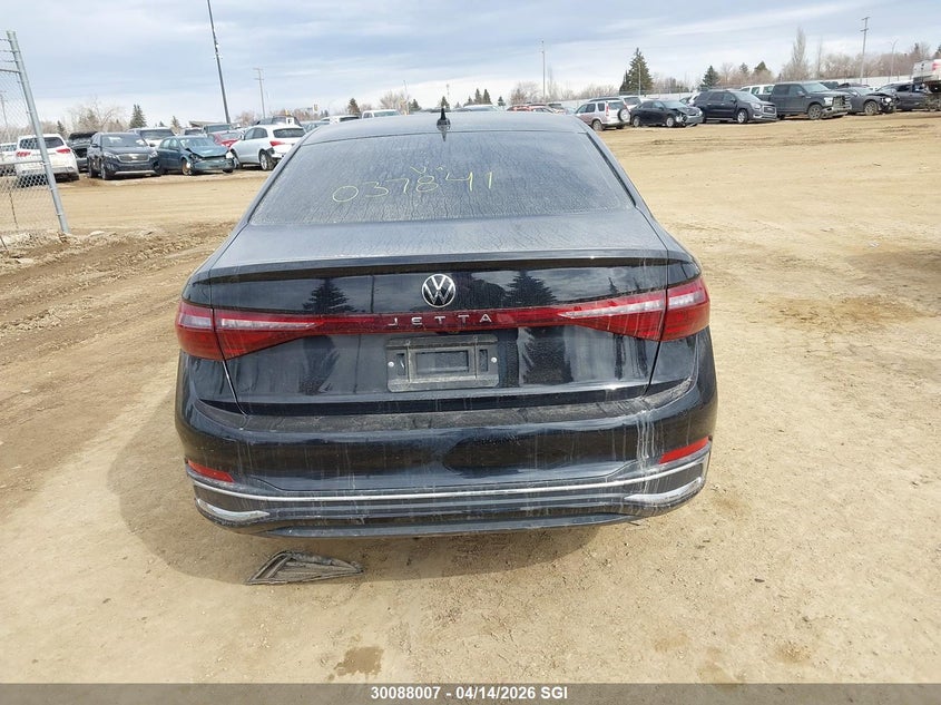 2025 Volkswagen Jetta Sel VIN: 3VWGX7BU9SM037841 Lot: 30088007