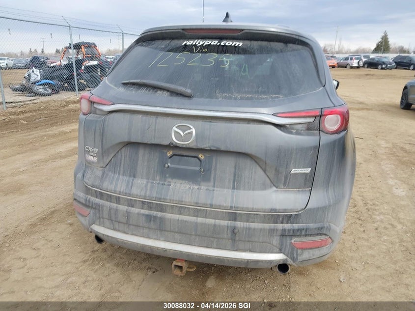 2016 Mazda Cx-9 Grand Touring VIN: JM3TCBDY1G0125235 Lot: 30088032