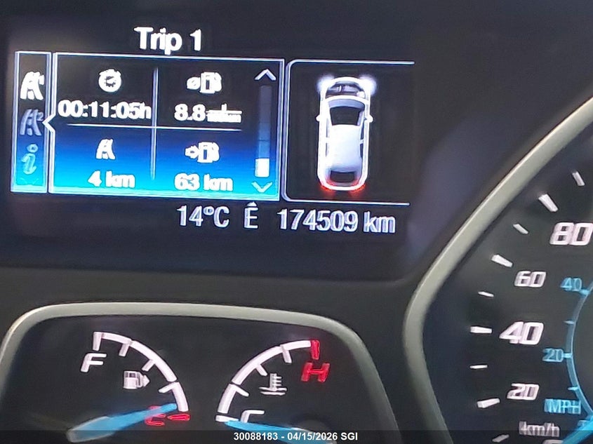 2013 Ford Focus Se VIN: 1FADP3F22DL287293 Lot: 30088183