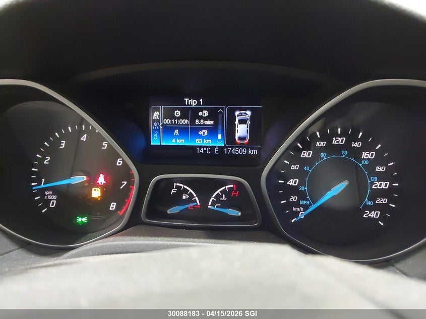 2013 Ford Focus Se VIN: 1FADP3F22DL287293 Lot: 30088183