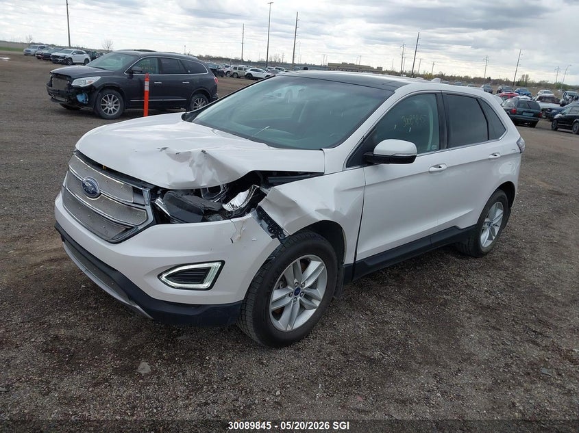 Vin: 2fmpk4j8xhbb44780, lot: 20134004, ford edge sel 20172