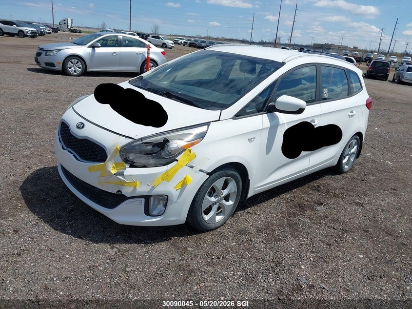 Vin: knaht8a30g7163425, lot: 20134282, kia rondo 20162