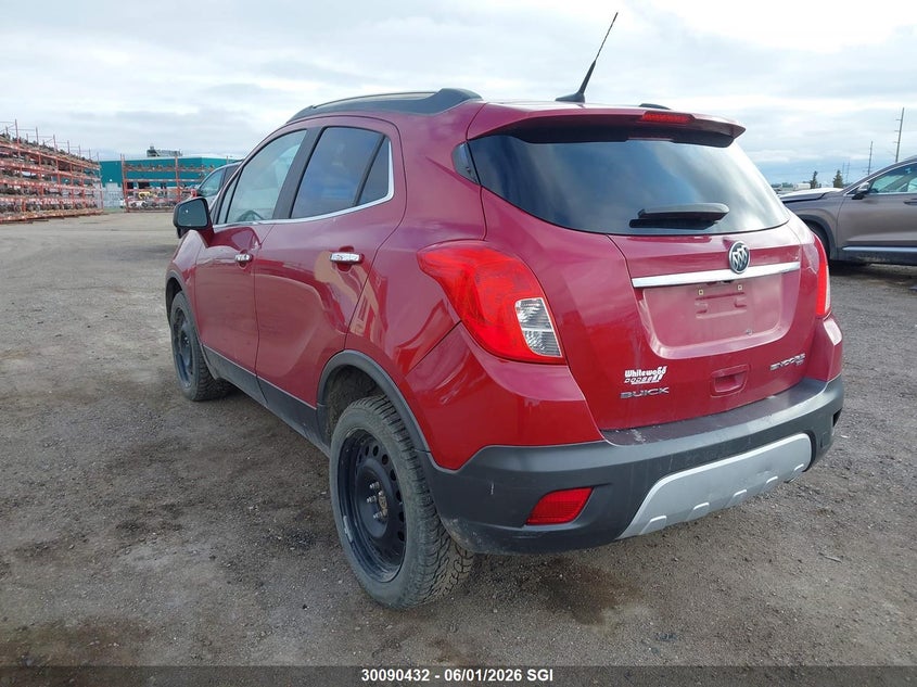 Vin: kl4cjesb1db186724, lot: 20134868, buick encore 20133