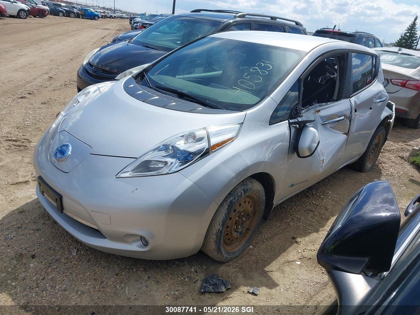 Vin: 1n4az0cpxdc405831, lot: 20135071, nissan leaf s/sv/sl 20132