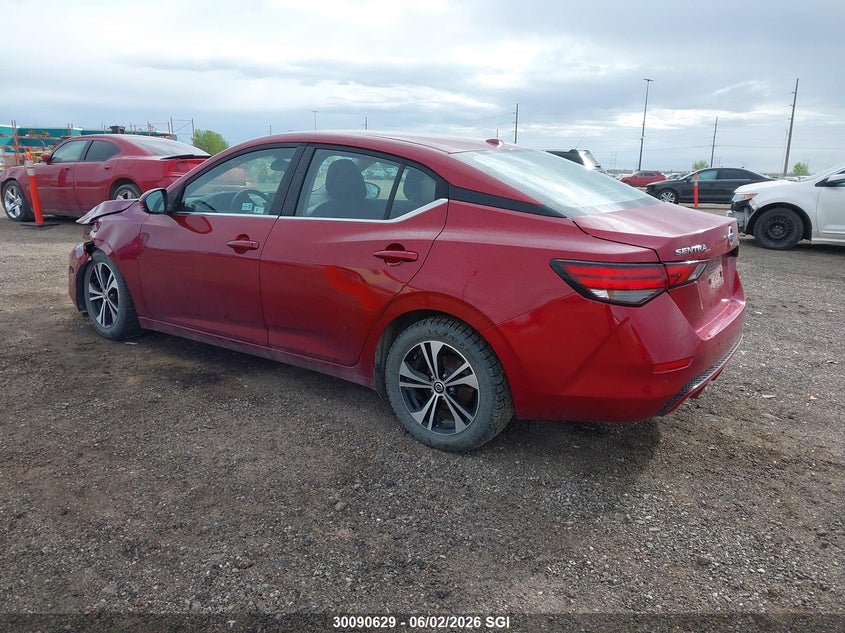 Vin: 3n1ab8cv3ly237857, lot: 20135154, nissan sentra sv 20203