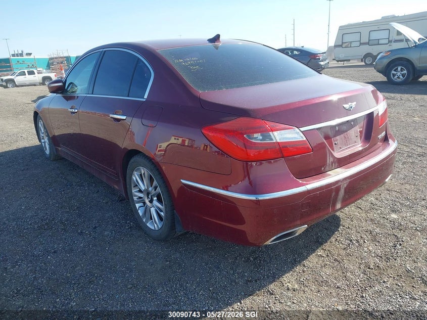 Vin: kmhgc4ddxdu220721, lot: 20135329, hyundai genesis 3.8l 20133