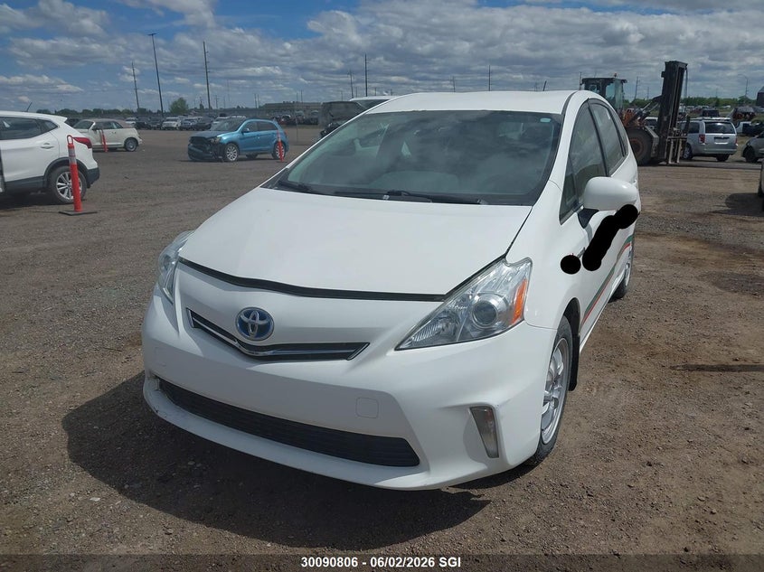 Vin: jtdzn3eu6ej003069, lot: 20135420, toyota prius v 20142