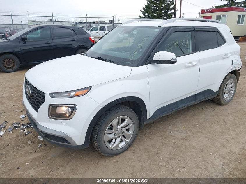 Vin: kmhrc8a38nu208029, lot: 20135525, hyundai venue sel/limited 20222