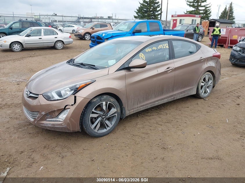 Vin: kmhdh4ah6fu300127, lot: 20135838, hyundai elantra se/sport/limited 20152