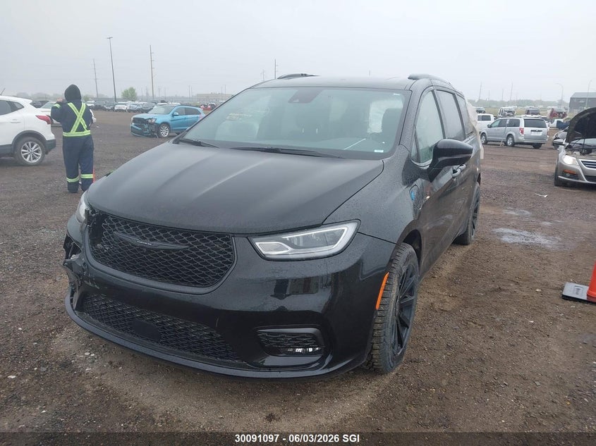 2024 Chrysler Pacifica 3.6 Hybrid Select Black Lot 111030091097 Vin 2C4RC1S7XRR178211