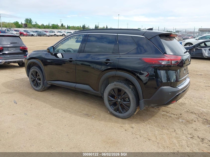 2023 Nissan Rogue Sv Midnight Edition/Sv Moonroof VIN: JN8BT3BB8PW215640 Lot: 30090122