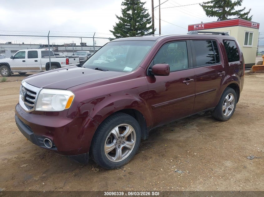 2012 Honda Pilot 3.5 Ex brown Lot 111030090339 Vin 5FNYF4H4XCB501970