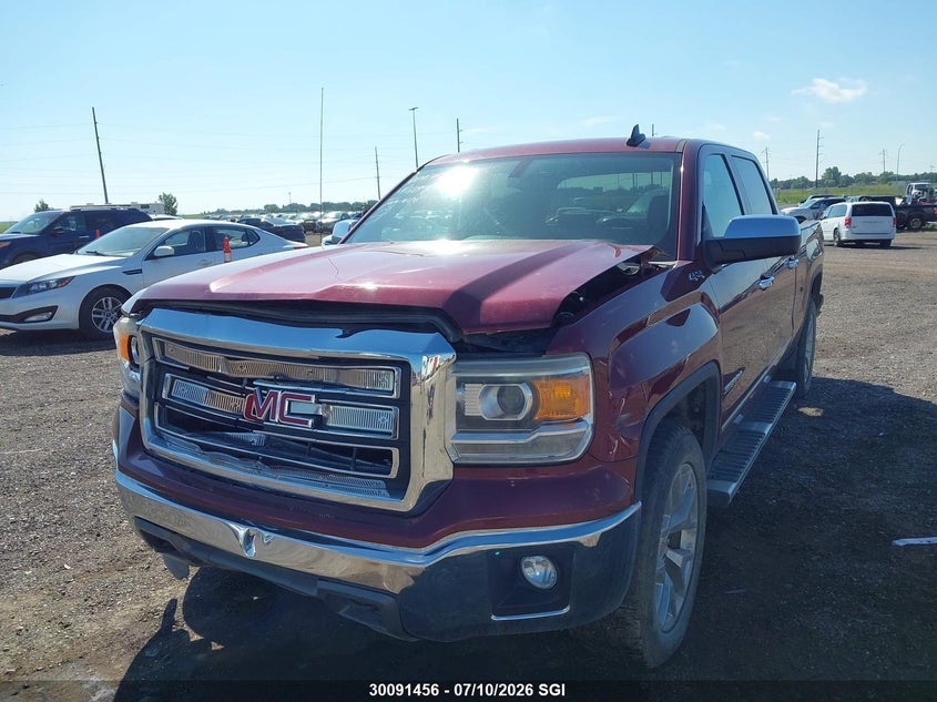 2015 GMC Sierra, Front, IAAI, VIN 3GTU2VEC3FG168991 — photo 2