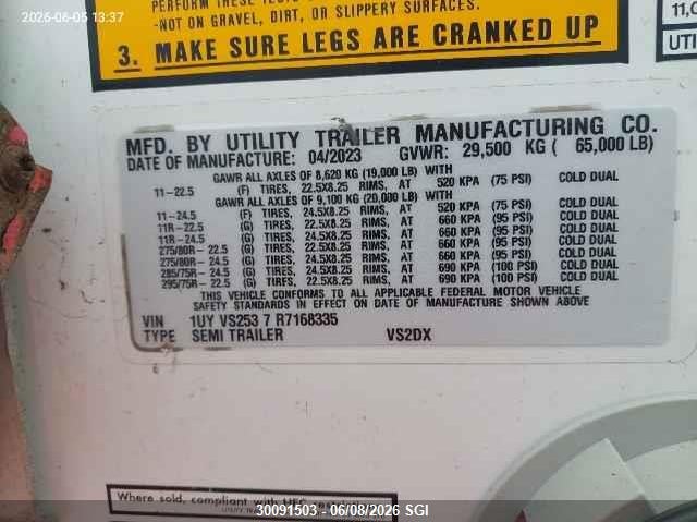 2024 OTHER UTILITY TRAILER MFG TRAILER N/A