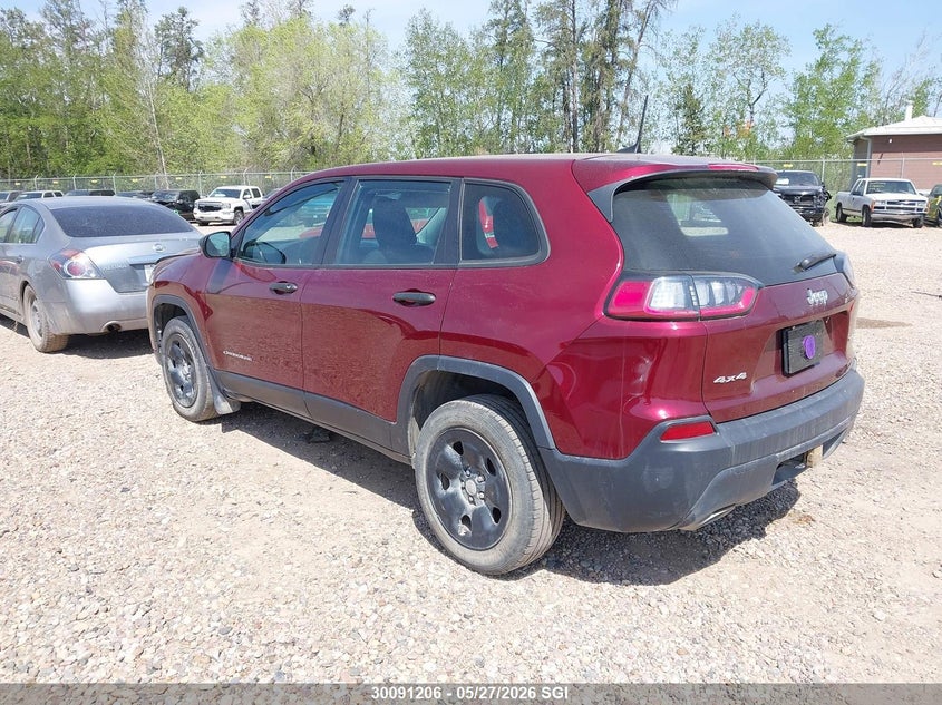 Vin: 1c4pjmax0ld639328, lot: 20136549, jeep cherokee sport 20203