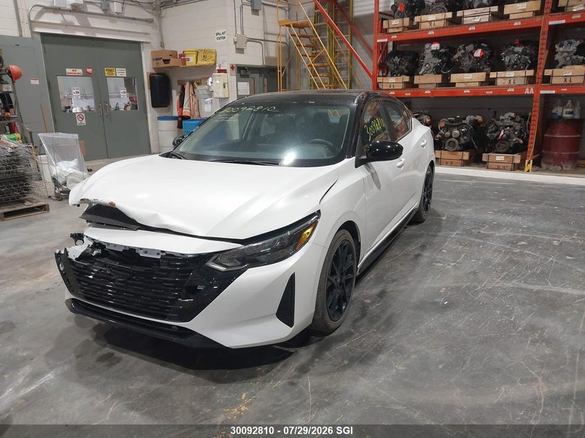 Vin: 3n1ab8dvxsy283845, lot: 20138407, nissan sentra sr 20252