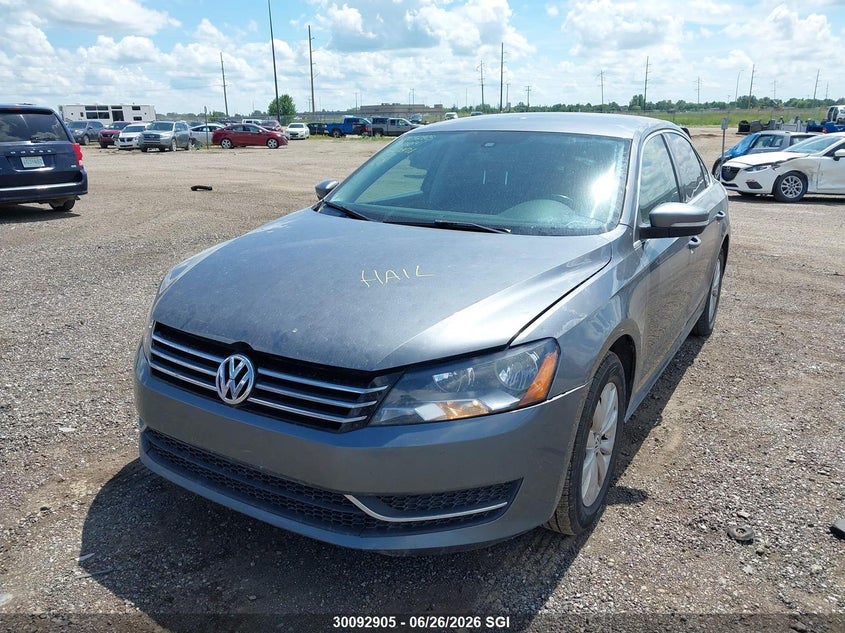 2014 VOLKSWAGEN PASSAT SEDAN 1.8L I4 FI DOHC 16V NF4