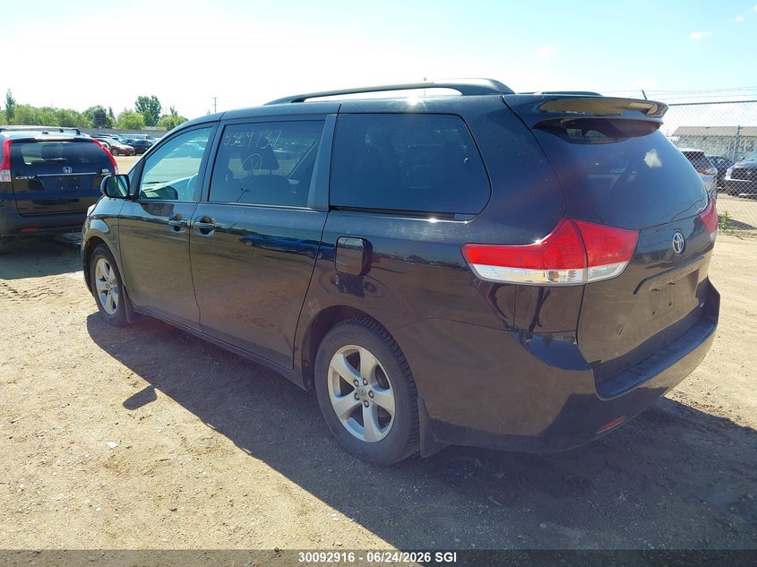 2012 TOYOTA SIENNA VAN 3.5L V-6 DOHC, VVT, 266HP