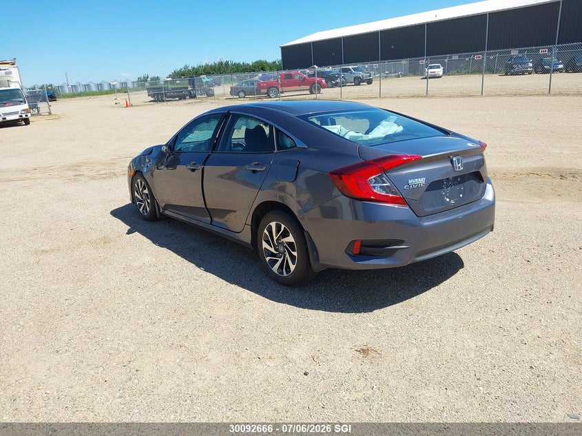 2016 HONDA CIVIC SEDAN 2.0L I-4 DOHC, VVT, 158HP