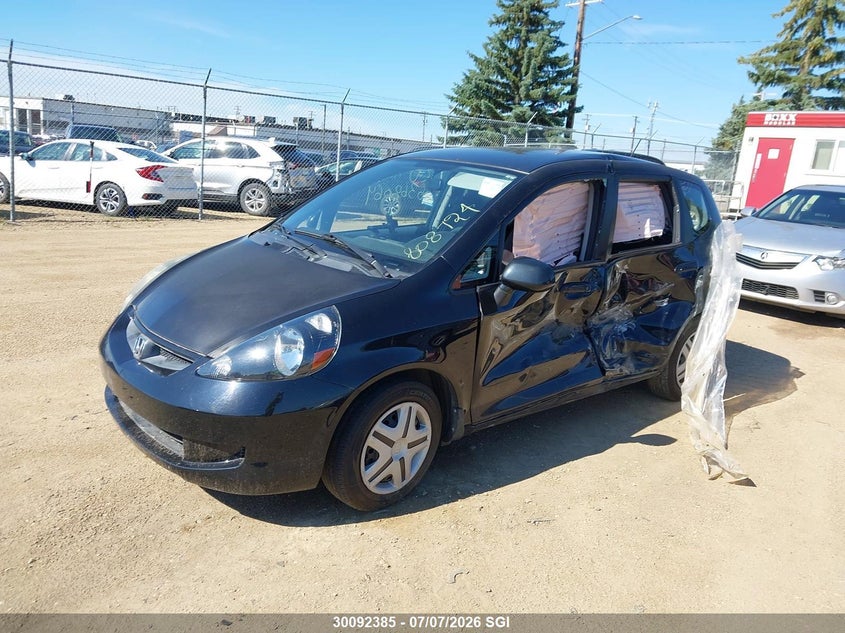2008 Honda Fit, Left Side, IAAI, VIN JHMGD38418S808724 — photo 2