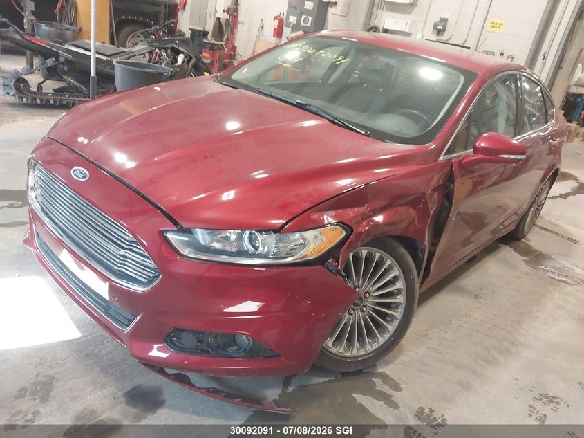 2013 Ford Fusion, Left Side, IAAI, VIN 3FA6P0D94DR314700 — photo 2